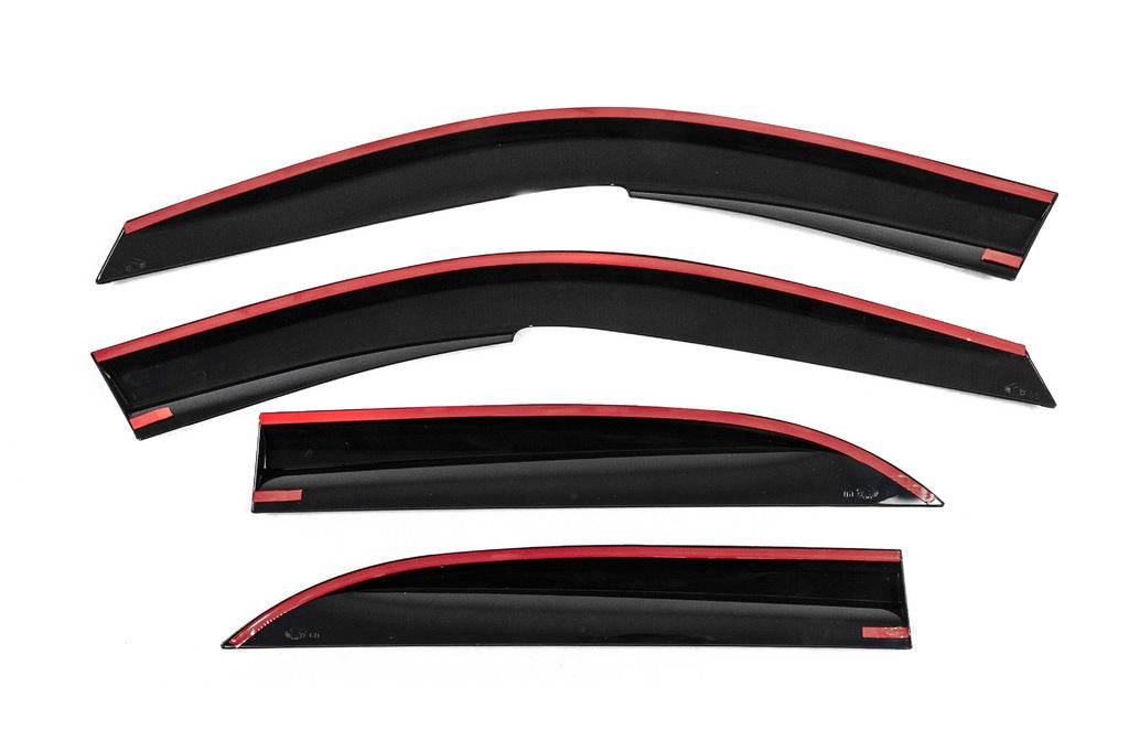 Windbreakers (4 pcs, Sunplex Sport) for Toyota Corolla 1993-1998 - Reelken Auto