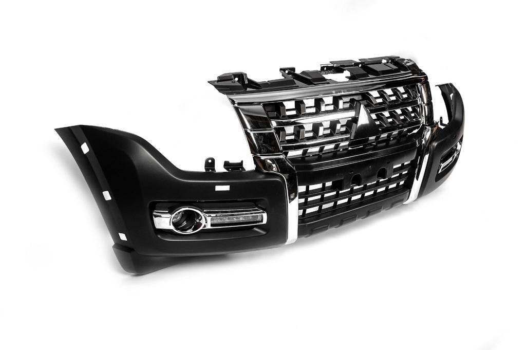 Restyling kit (front bumper) for Mitsubishi Pajero Wagon IV - Reelken Auto