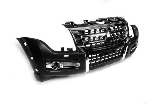 Restyling kit (front bumper) for Mitsubishi Pajero Wagon IV - Reelken Auto