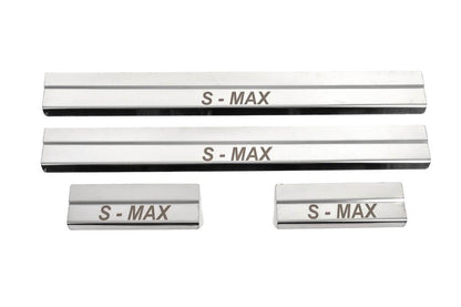 Threshold cover (4 pcs., stainless steel) for Ford S-Max 2007-2014 - Reelken Auto
