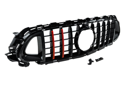 Front Grille Rocket (for AMG Line, 2020-2023) for Mercedes E-сlass W213 2016-2023 - image 4