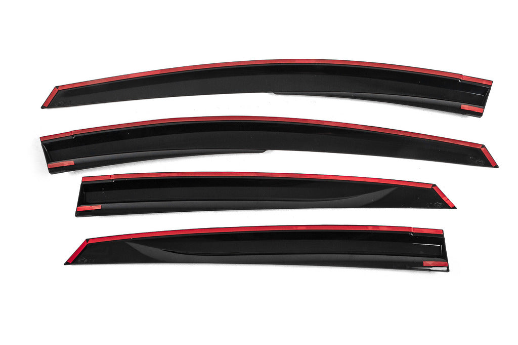 Window Deflectors (4 pcs, Sunplex Sport) for Toyota Prius 2003-2009 - image 3