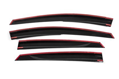 Window Deflectors (4 pcs, Sunplex Sport) for Toyota Prius 2003-2009 - image 3