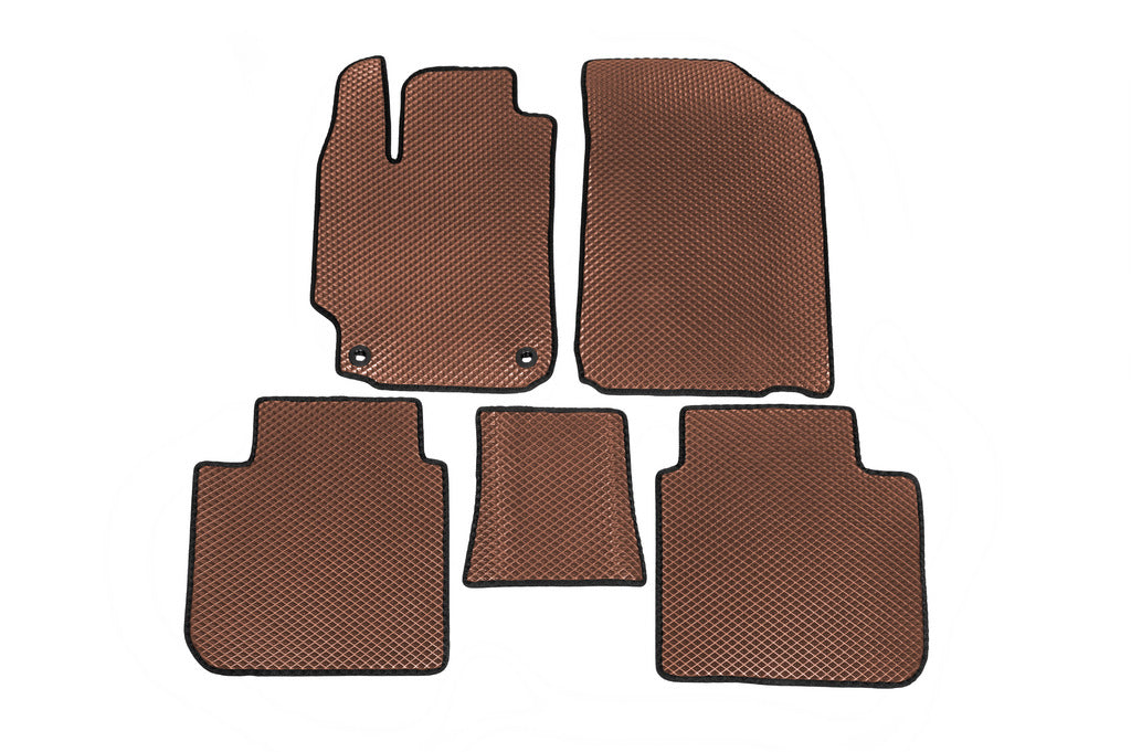 EVA Floor Mats (Brown) for Toyota Camry 2011-2018 - image 1