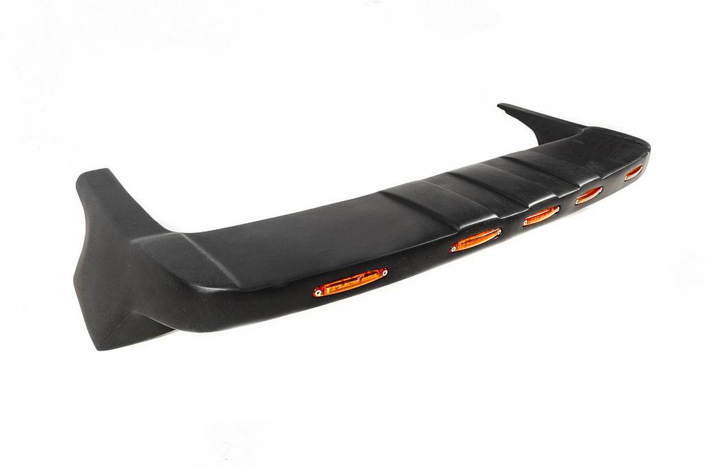 V1 windshield visor (LED, black matte) for Renault Duster 2008-2017 - Reelken Auto