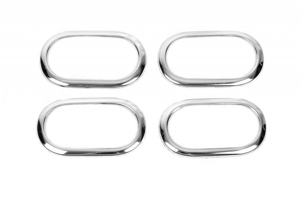 Interior Door Handle Covers OmsaLine (4 pcs, Stainless Steel) for Renault Duster 2008-2017 - image 1