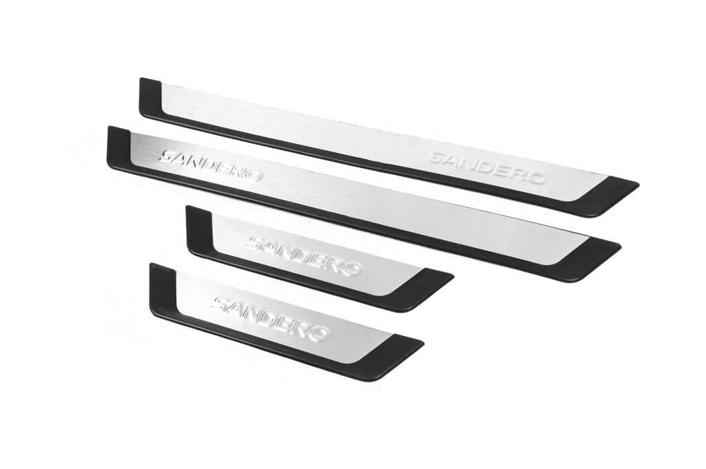 Door Sill Covers Flexill (4 pcs) for Dacia Sandero 2013-2020 - image 3