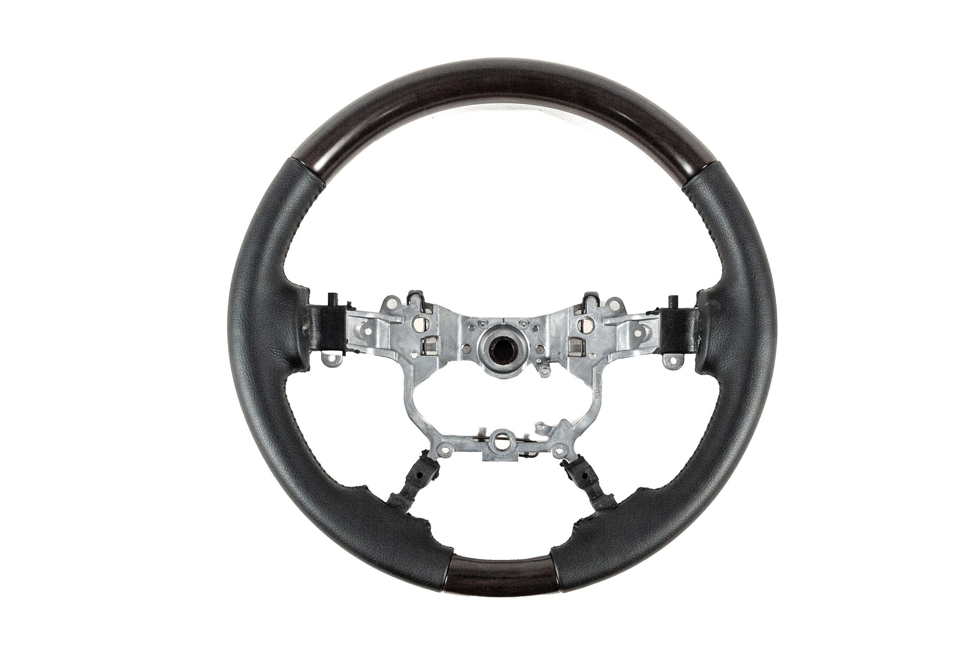 Steering Wheel (Dark Wood) for Toyota Land Cruiser Prado 150 2009-2023 - image 1