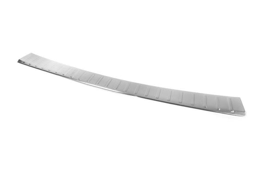 Cover on the rear bumper Carmos (SW, stainless steel) for Mercedes E-class W213 2016-2023 - Reelken Auto