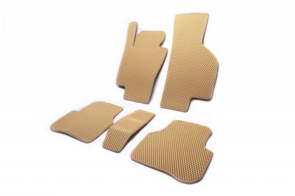 EVA rugs (beige) for Volkswagen Passat B6 2006-2012 - Reelken Auto