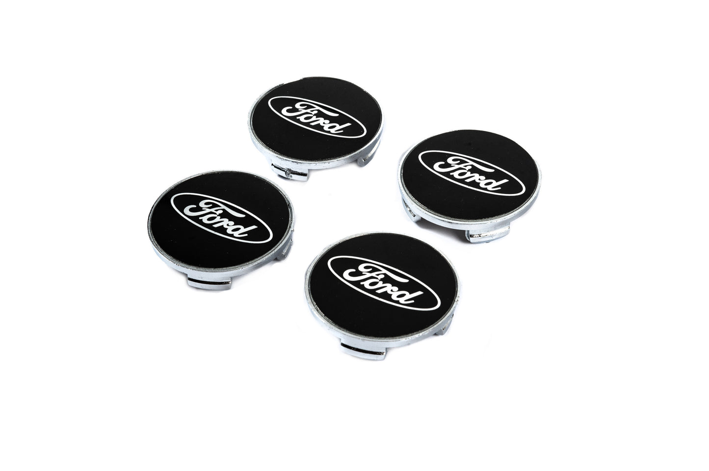 Wheel center caps 54.5/50mm black (set of 4) for Ford - image 2