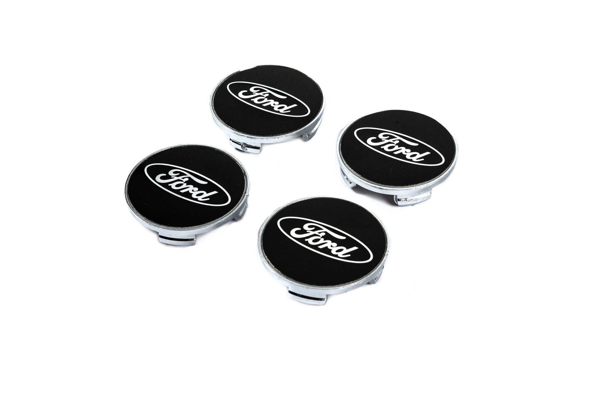 Wheel center caps 54.5/50mm black (set of 4) for Ford - image 2