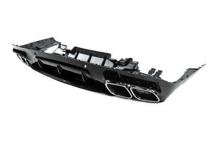 Rear diffuser with exhaust tips (GT63 Design) for Mercedes CLS C257 2018- - image 2