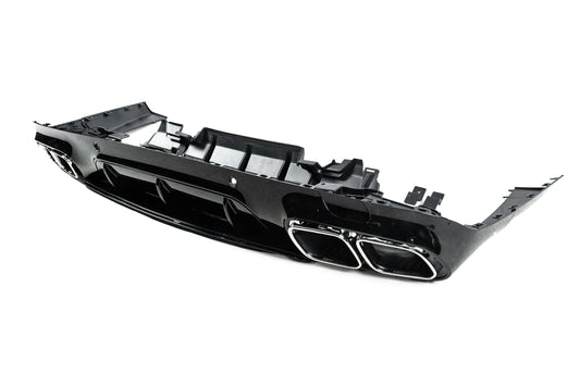 Rear diffuser with exhaust tips (GT63 Design) for Mercedes CLS C257 2018- - image 2