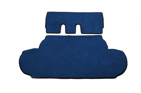 Trunk mat (EVA, Blue) 7-seater for Peugeot 4007 - image 1