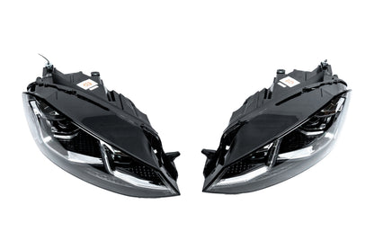 Front headlights Silver Style 2017+ (for 2012-2017, 2 pcs) for Volkswagen Golf 7/E-Golf 2012-2020 - image 2