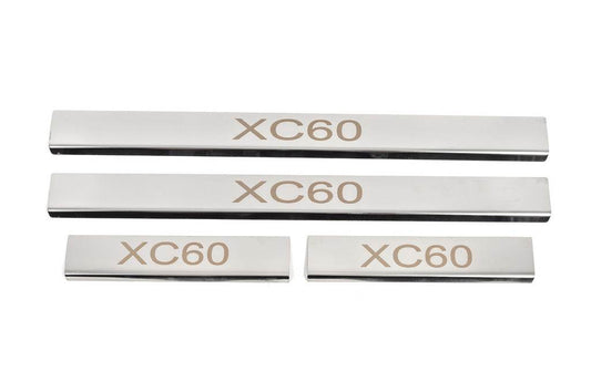 Threshold cover (4 pcs., stainless steel) for Volvo XC60 2017↗ - Reelken Auto