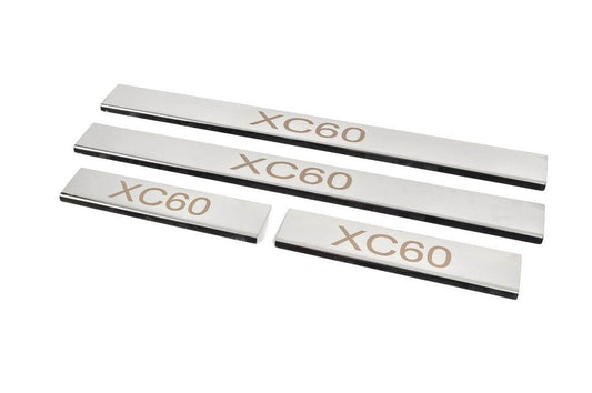 Threshold cover (4 pcs., stainless steel) for Volvo XC60 2017↗ - Reelken Auto