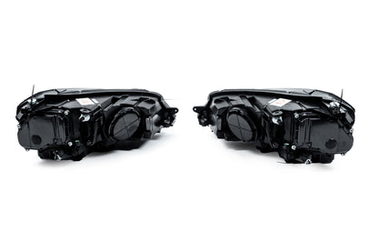 Front headlights Silver Style 2017+ (for 2012-2017, 2 pcs) for Volkswagen Golf 7/E-Golf 2012-2020 - image 5