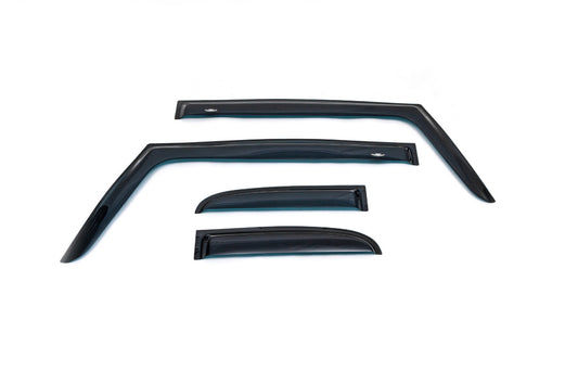Window Deflectors (4 pcs, HIC) for Toyota FJ Cruiser 2006-2022 - image 2