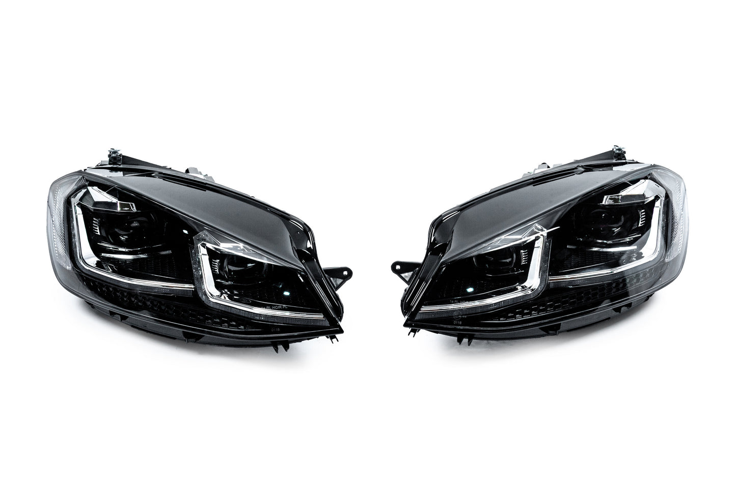 Front Headlights Silver (2017-2020, Set of 2) for Volkswagen Golf 7/E-Golf 2012-2020 - image 2