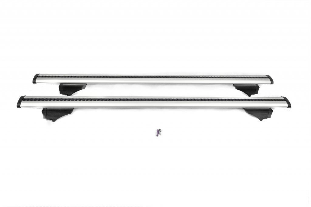 Roof rack (crossbars) for standard railings with key Wizard V1 (2 pcs) for Seat Ateca - image 10