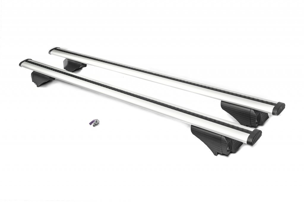 Roof rack cross bars for standard roof rails lockable Wizard V1 (2 pcs) for Kia Carnival 2002-2013 - image 13