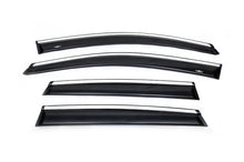Window deflectors with chrome trim (4 pcs, HIC) for Honda CRV 2012-2016 - image 1