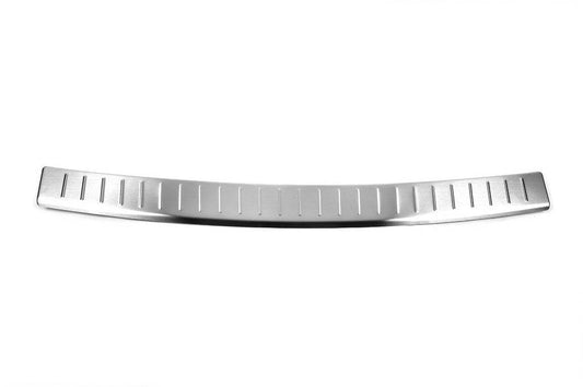 Rear bumper cover 2012-2015 Carmos (stainless steel) for Mitsubishi Outlander 2012-2021 - Reelken Auto