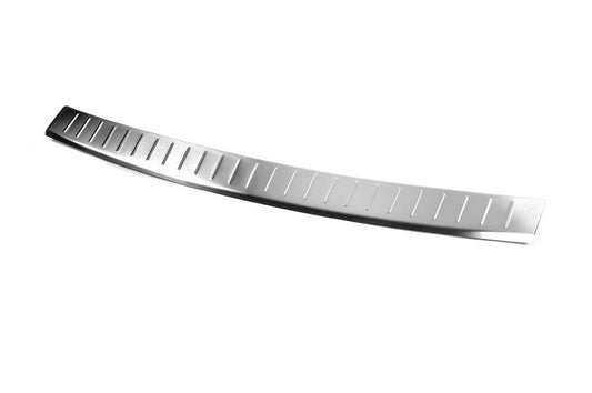 Rear bumper cover 2012-2015 Carmos (stainless steel) for Mitsubishi Outlander 2012-2021 - Reelken Auto