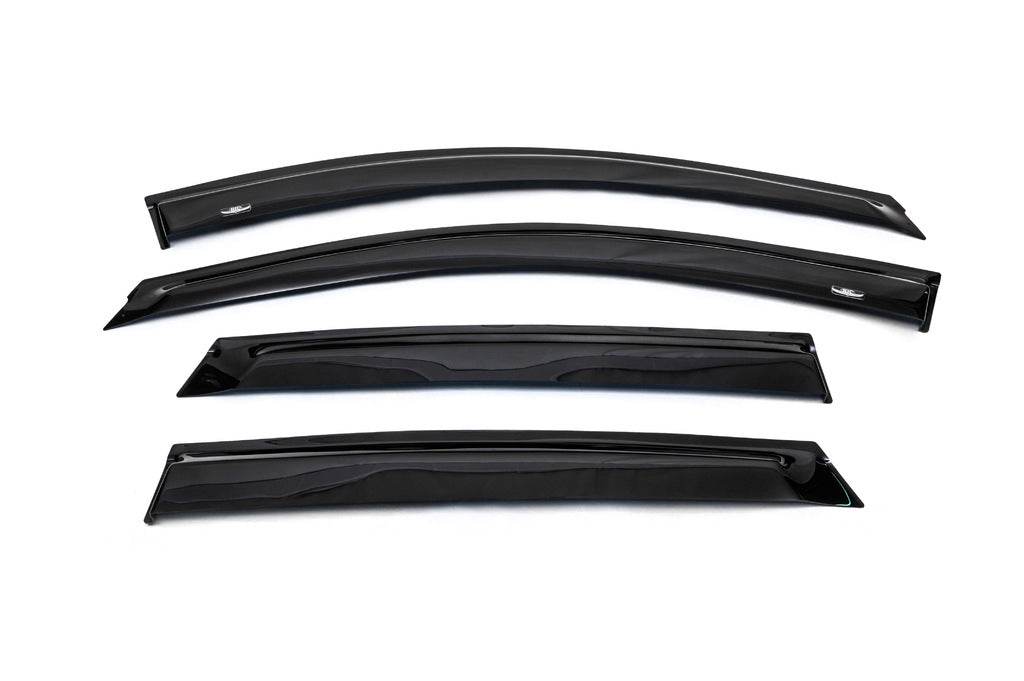 Deflectors (4-piece, HIC) for Honda CRV 2007-2011 - Reelken Auto