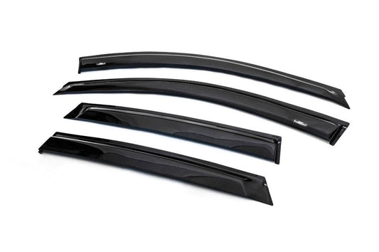 Deflectors (4-piece, HIC) for Honda CRV 2007-2011 - Reelken Auto