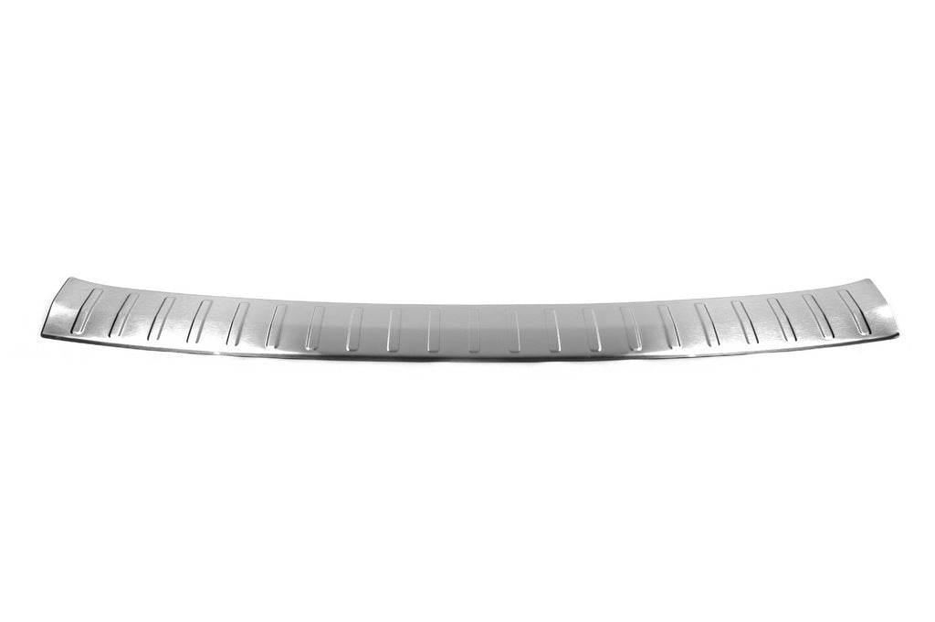 Rear bumper cover 2015-2021 Carmos (stainless steel) for Mitsubishi Outlander 2012-2021 - Reelken Auto