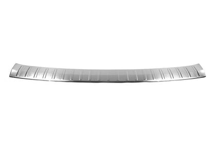 Rear bumper cover 2015-2021 Carmos (stainless steel) for Mitsubishi Outlander 2012-2021 - Reelken Auto