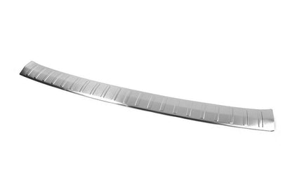 Rear bumper cover 2015-2021 Carmos (stainless steel) for Mitsubishi Outlander 2012-2021 - Reelken Auto