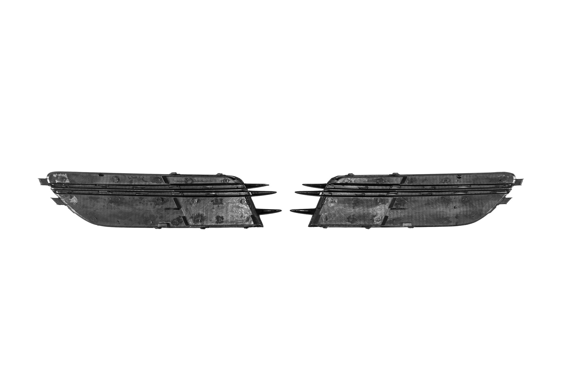 Fog Light Grilles RS-Style (For Base, 2011-2014, 2 pcs, Black) for Audi A6 C7 2011-2017 - image 4