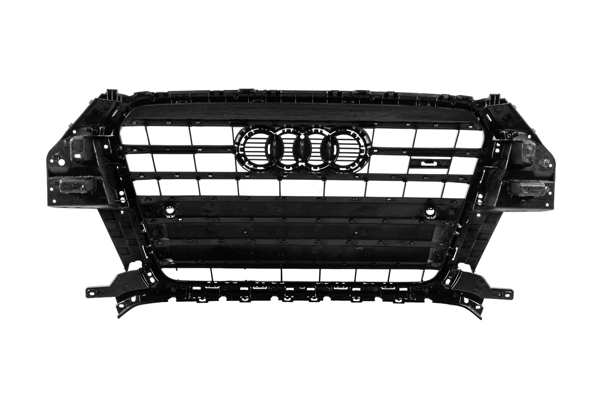Front Grille SQ-Style (2011-2015, black with chrome) for Audi Q3 2011-2019 - image 4