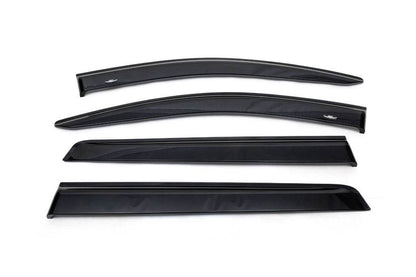 Deflectors (4-piece, HIC) for Mitsubishi Pajero Sport 2015↗ - Reelken Auto