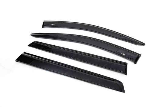 Deflectors (4-piece, HIC) for Mitsubishi Pajero Sport 2015↗ - Reelken Auto