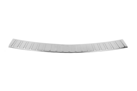 Cover on the rear bumper Carmos V-2 (SW, stainless steel) for Opel Astra J 2009-2015 - Reelken Auto