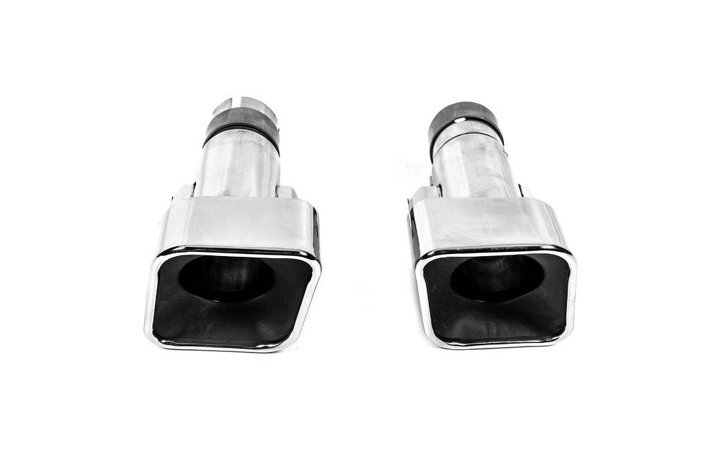 Nozzles for silencer V2 (2 pcs., stainless steel) for Range Rover Sport 2005-2013 - Reelken Auto