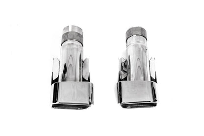 Exhaust Tips V2 (2 pcs, stainless steel) for Range Rover Sport 2005-2013 - image 4