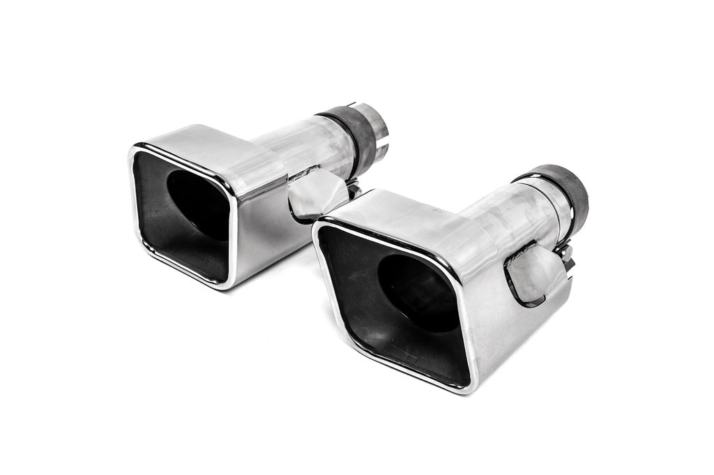 Exhaust Tips V2 (2 pcs, stainless steel) for Range Rover Sport 2005-2013 - image 2