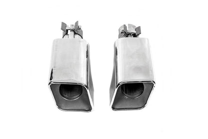 Nozzles for silencer V2 (2 pcs., stainless steel) for Range Rover Sport 2005-2013 - Reelken Auto
