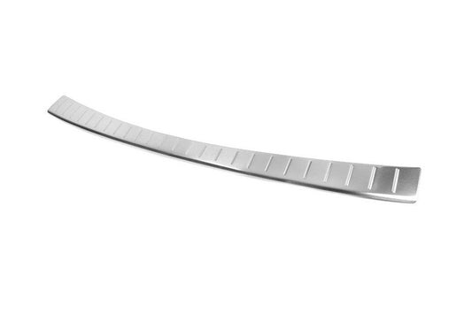 Cover on the rear bumper Carmos (stainless steel) for Mitsubishi ASX 2010-2023 - Reelken Auto