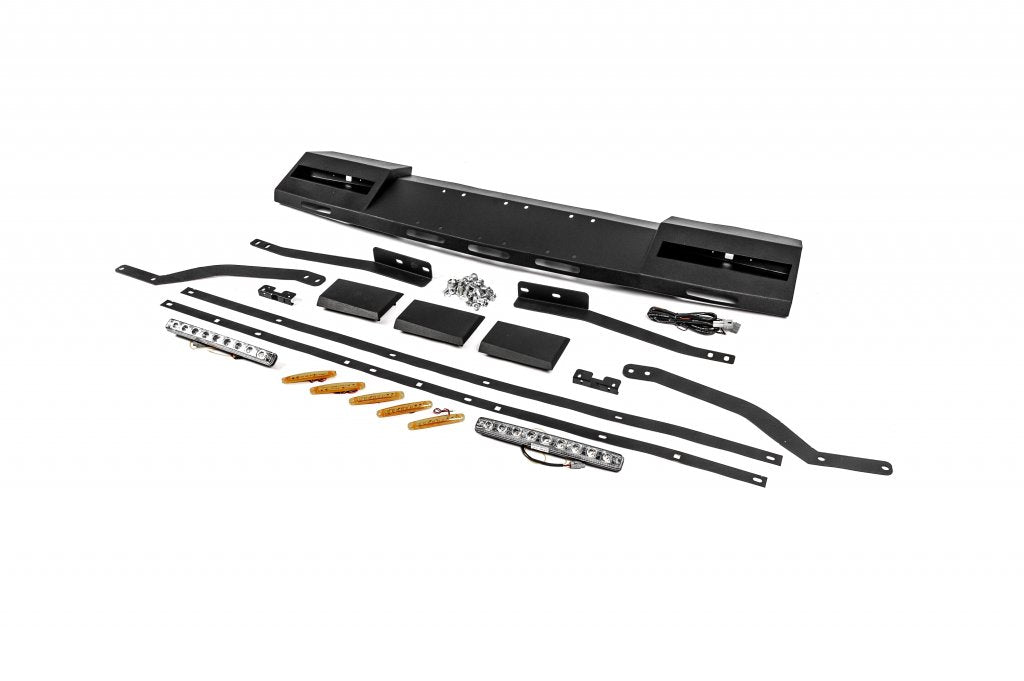 Windshield visor for roof rack DAKAR (LED) for Volkswagen Amarok 2010-2022 - image 8