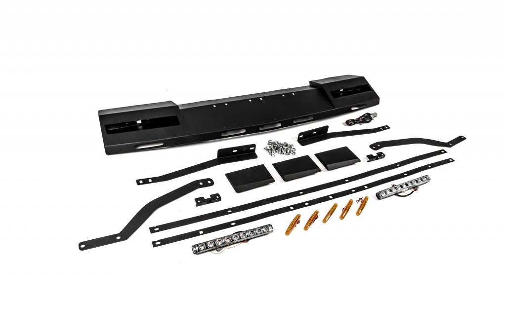 Windshield visor for roof rack DAKAR (LED) for Volkswagen Amarok 2010-2022 - image 9