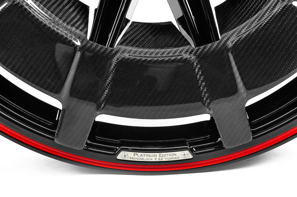 Wheels from forged aluminum and carbon G900 (R24, 4 pcs.) for Mercedes G class W463 1990-2018 - image 12