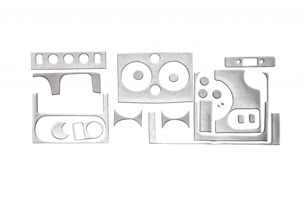 Dashboard Trim in Aluminum Look Hartman (2003-2008) for Citroen Berlingo 1996-2008 - image 1