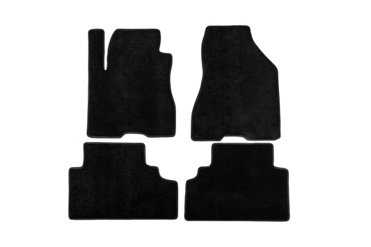 Textile Floor Mats Premium (black) for Hyundai Tucson JM 2004- - image 1